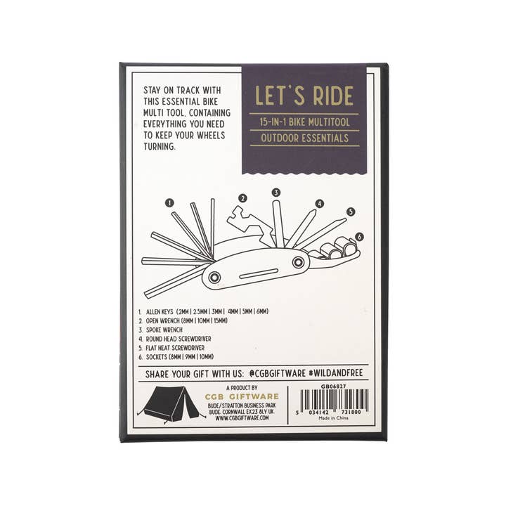 CGB Giftware – Engroshandel Værktøj – Vilde og gratis 15-i-1 cykel multiværktøj4