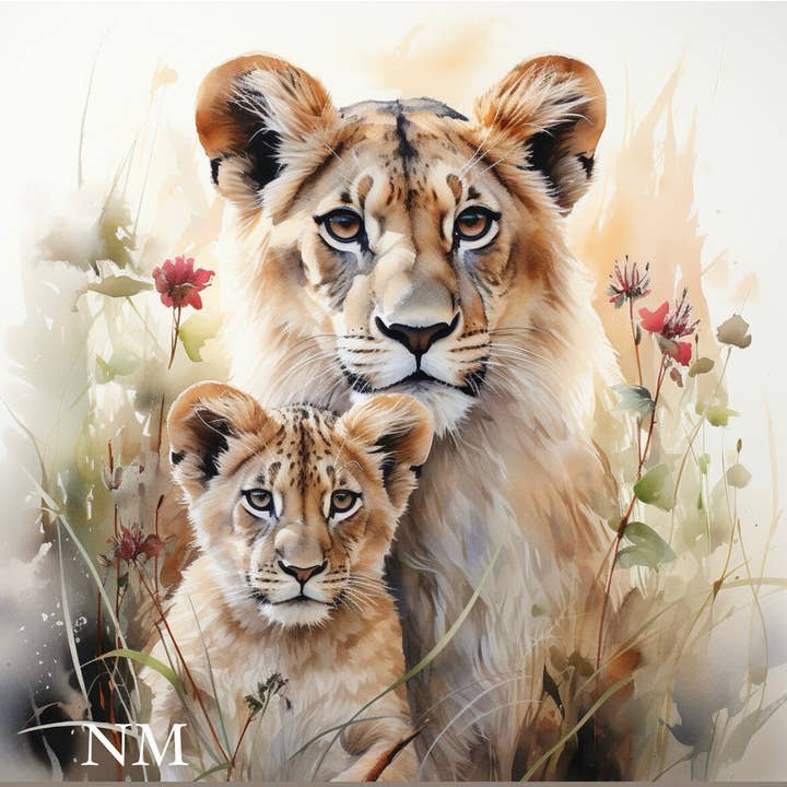 Art By Nataliia - Wholesale Art Print - Tiger Poster Print, Wall Art, Tiger Portrait Poster