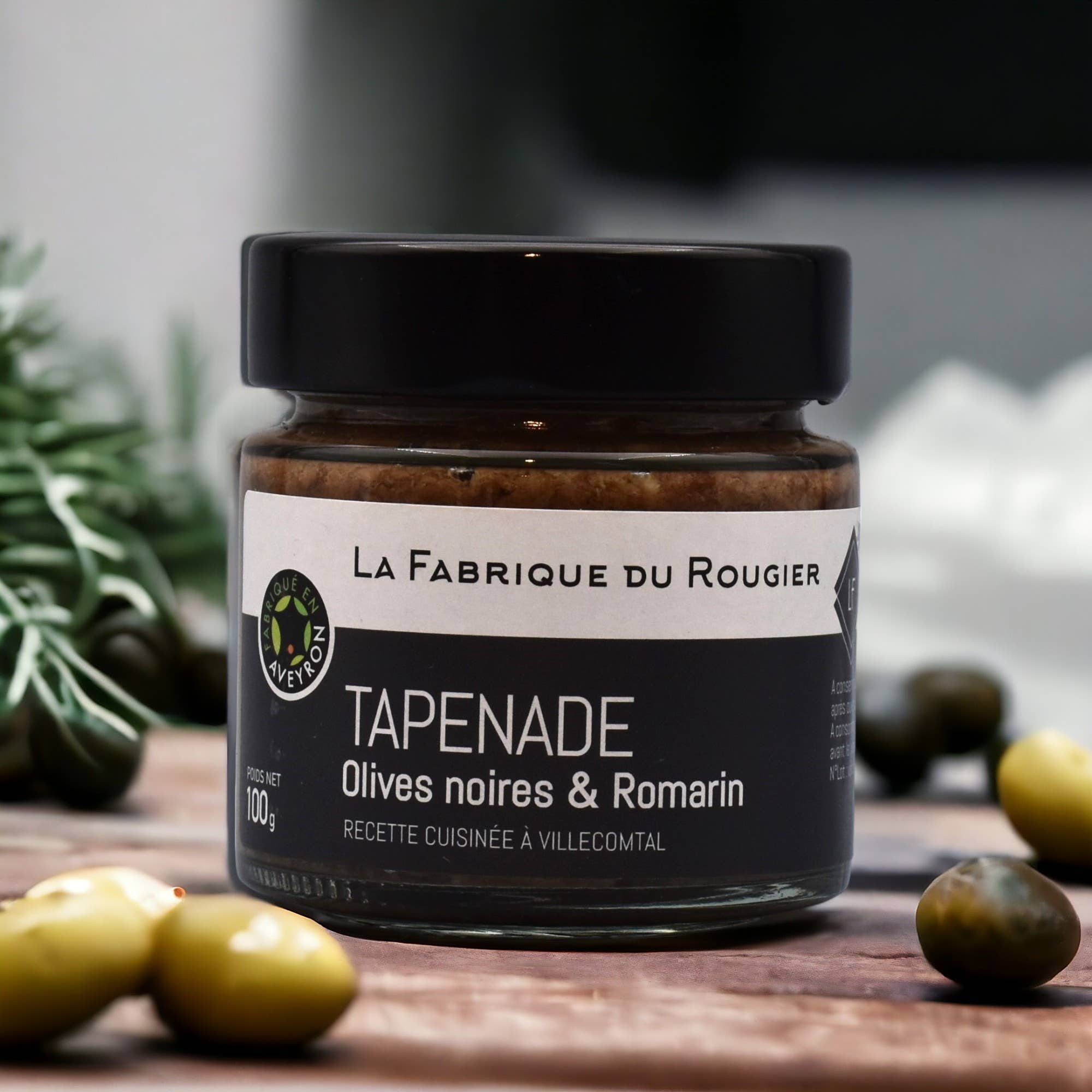 La Fabrique du Rougier - Wholesale Tapenade - Black Olive & Rosemary Tapenade