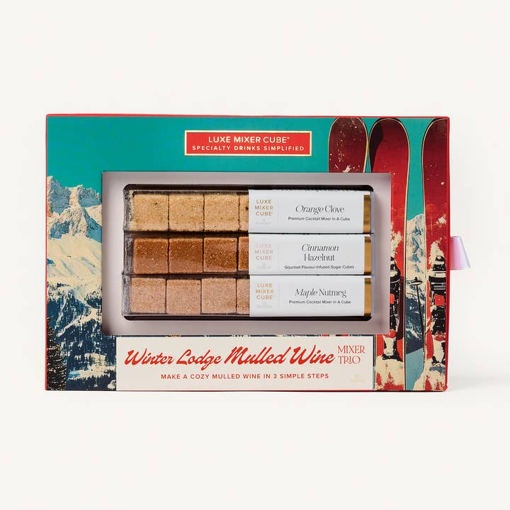 Winter Mulled Wine Mixer Cube Kit (Orange Clove, Cinnamon) for wholesale by TEASPRESSA | LUXE Mixer Cube