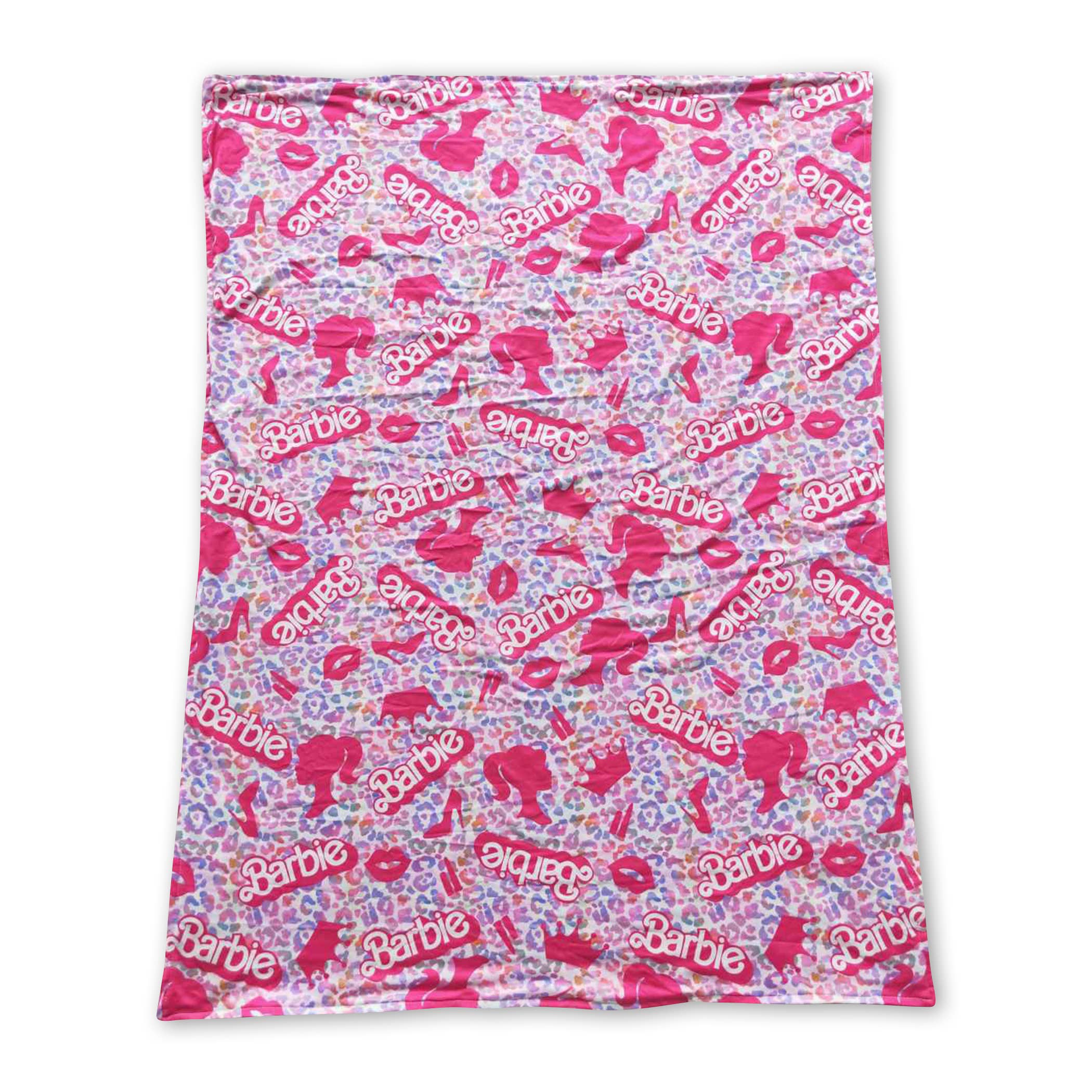 Yawoo Garments - Wholesale Bedding Blanket - Kids & Baby - Heart pink leopard party baby girls blankets1