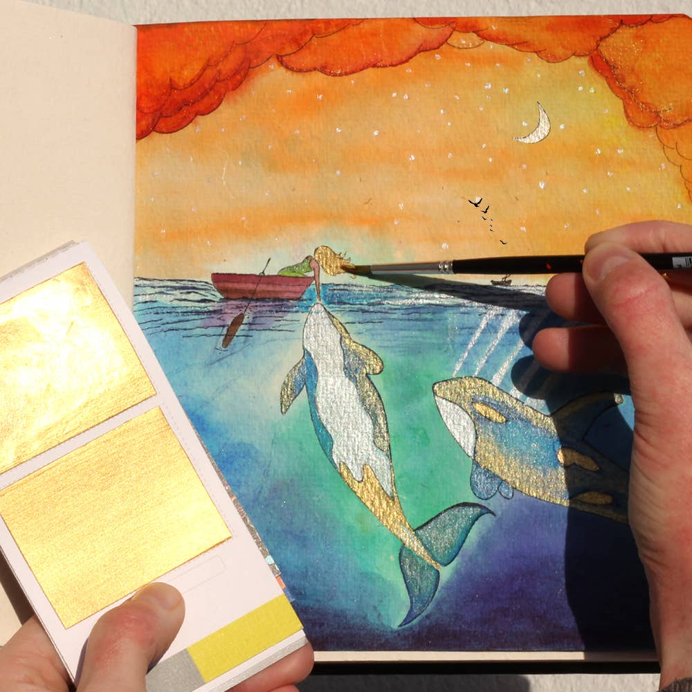 Viviva Colors - Wholesale Watercolor Paint - Metallics Colorsheets- 10 Handmade Watercolors3