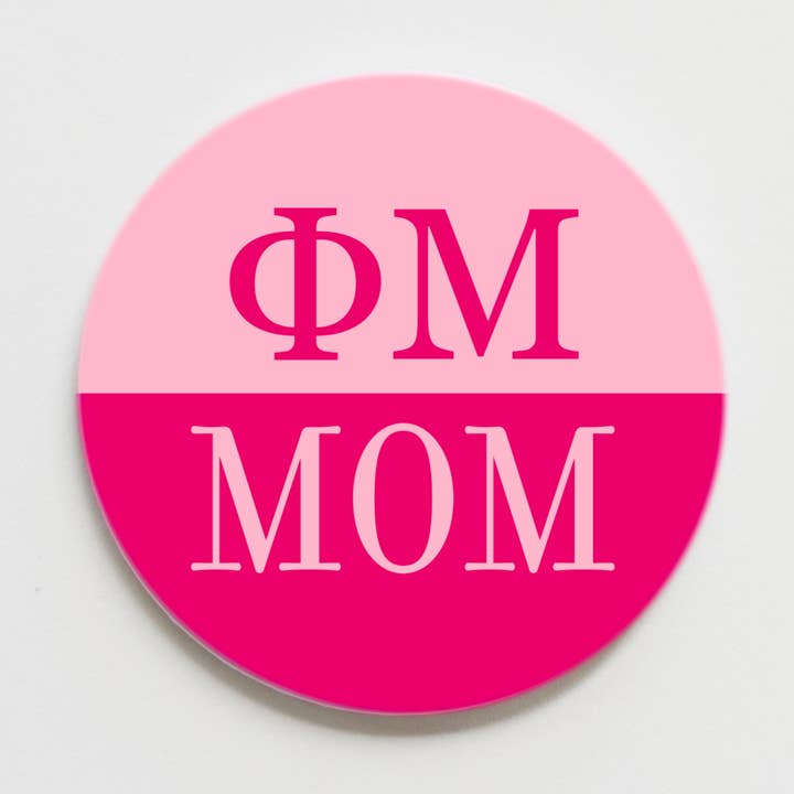 Good Vibez Collegiate - Wholesale Lapel Pin/Button - Phi Mu Parent Button - 2.25 inch0
