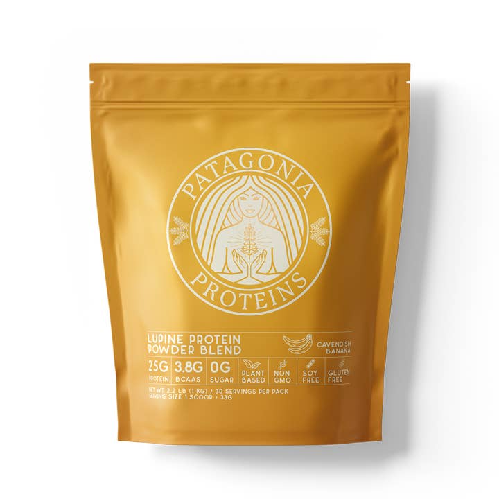 Lupinproteinpulver - Cavendishbanan (30 portioner) för wholesale av Patagonia Proteins