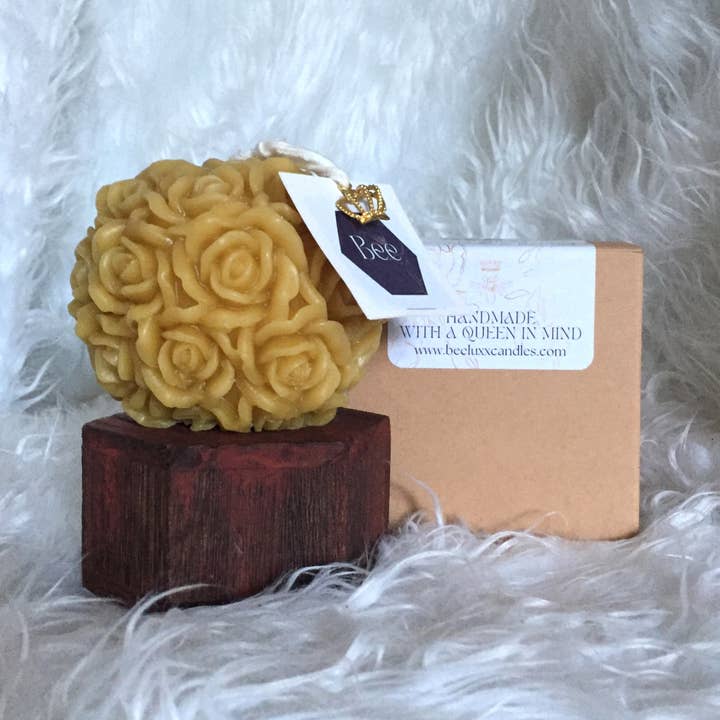 The Rose Bouquet Candle | Several Natural Scents Available for wholesale by Bee Luxx Candles