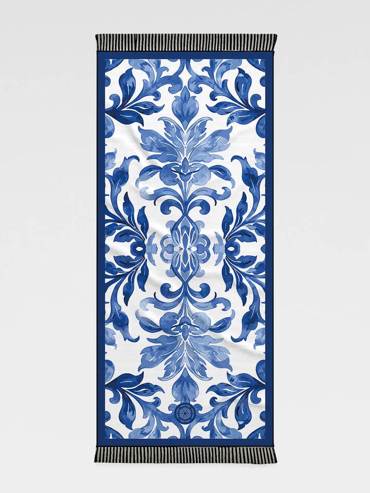 Strandhanddoek Blauwe Tegel voor wholesale door Vaya Vida