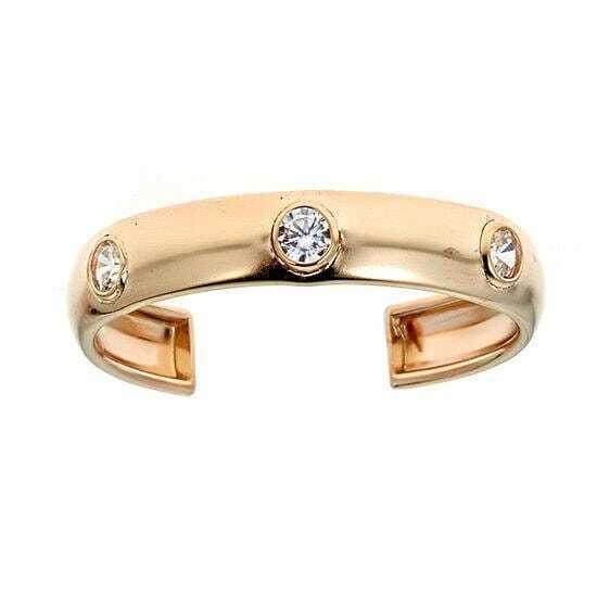Zahav Jewelry - Wholesale Band/Stacked Ring - 14kt Solid Gold | Gold Toe Ring | Adjustable Toe Ring | Minimalistic jewelry | 1