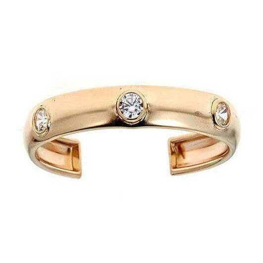 14-karätiges Massivgold | Goldener Zehenring | Verstellbarer Zehenring | Minimalistischer Schmuck | 1 für den Großhandel von Zahav Jewelry