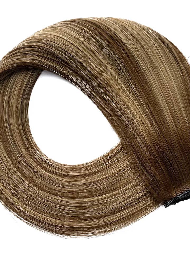 Mocha Enraciné Invisi-Weft pour la vente par Brush'd The Label