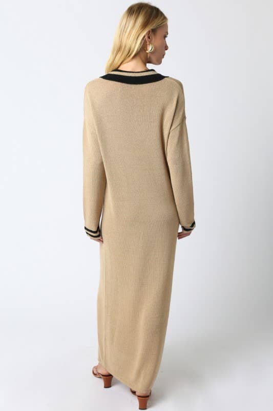 Olivaceous - Wholesale Dress - Women's - Jagger Sweater Dress10