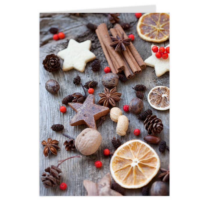 Carte pliable "Étoiles" pour la vente par paruspaper. nutzfeine papeterie