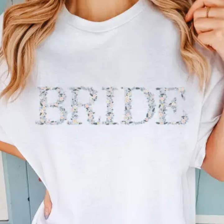 Bridal Engagement Graphic T-Shirt Comfort Colors Brand for wholesale by MELODY FAYE
