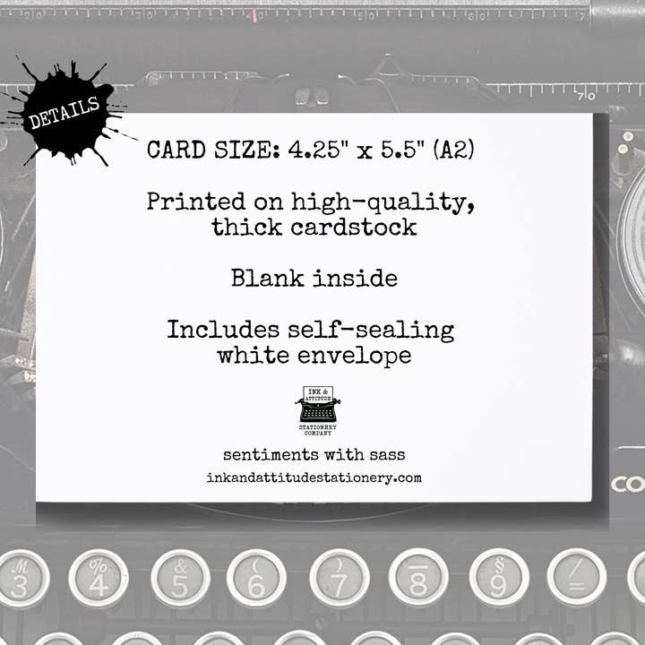 Ink & Attitude Stationery Company LLC - Wholesale Friendship Card - How Do You Spell Orange Greeting Card1