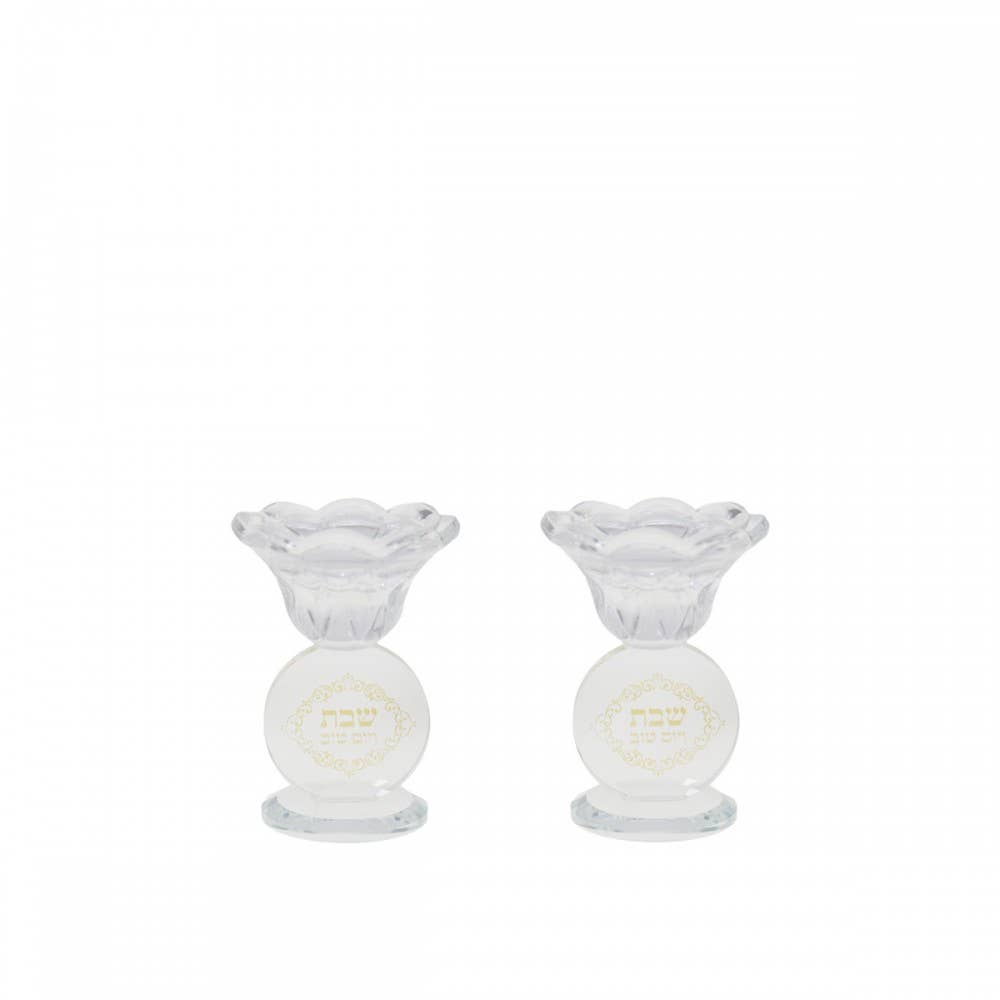 AULICA – Suporte de vela por atacado – Castiçais dourados Chabat - conjunto de 2