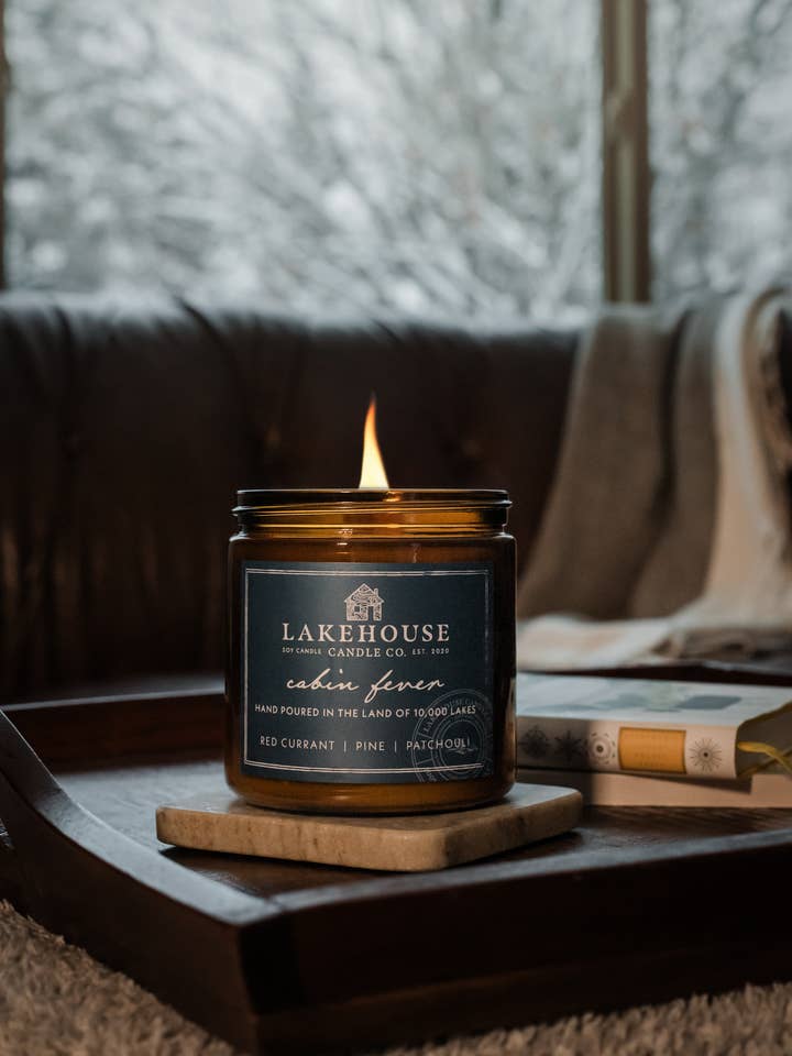 Cabin Fever for wholesale by Lakehouse Candle Co.