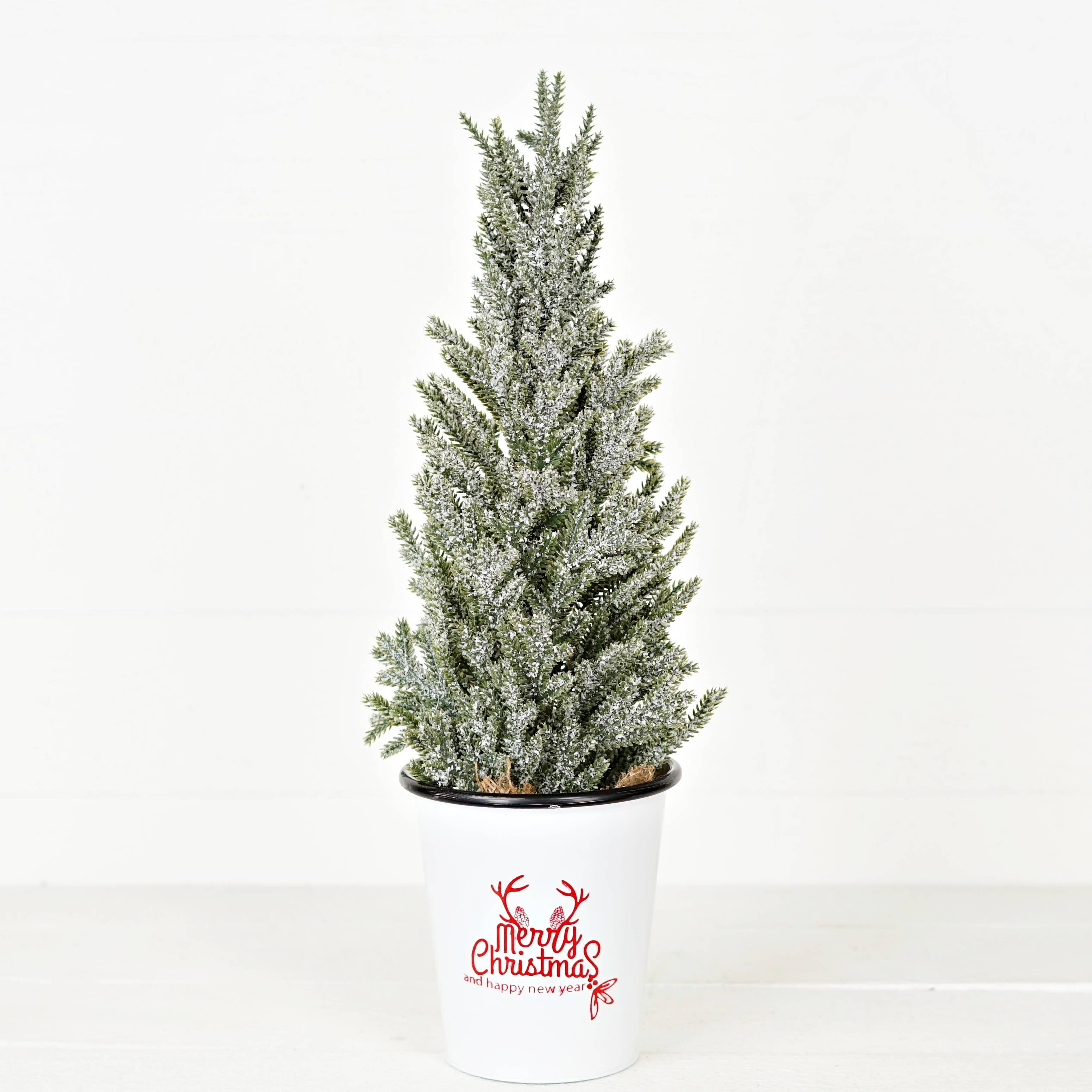 Impressive Enterprises, Inc. - Wholesale Artificial Christmas Tree - ISB73340- 24in Snowy Cypress Pine Tree3