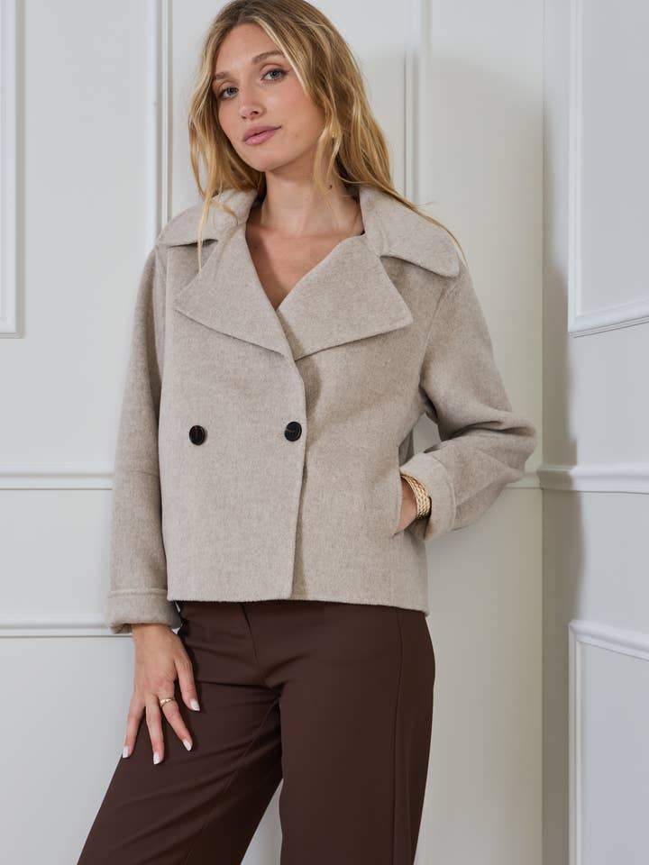 LULUMARY - Wholesale Coat - Women's - Peacoat V3261