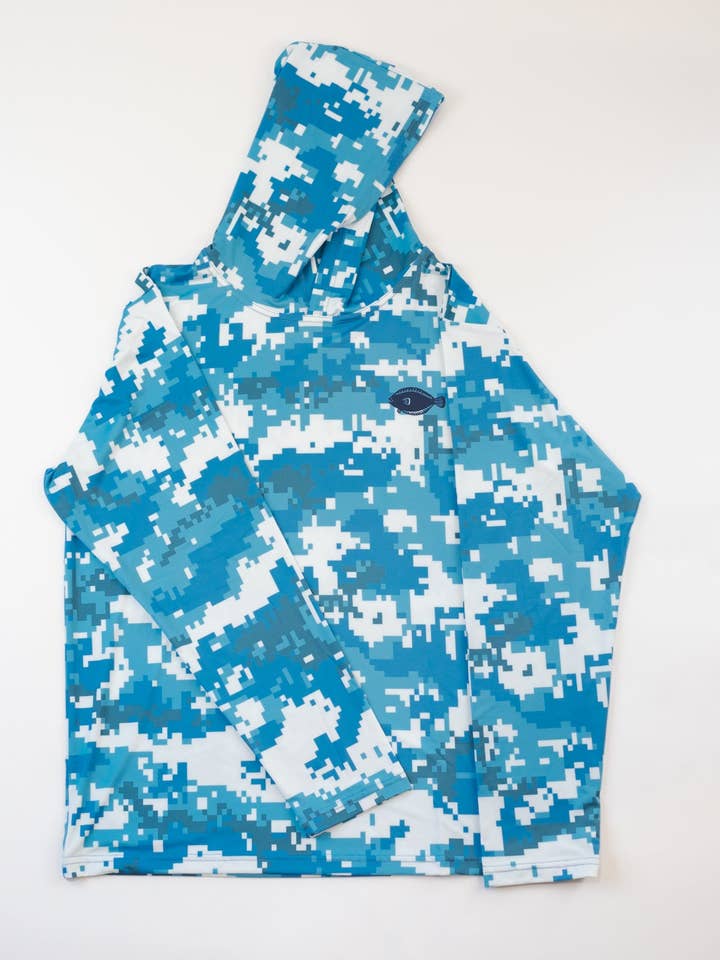 Soltröja (Kamouflage) för wholesale av Fluke Apparel Company