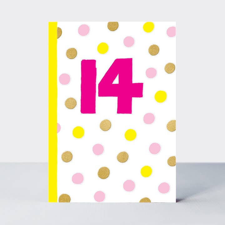 Jazz - Age 14 Girl Birthday Card for wholesale by Rachel Ellen Designs