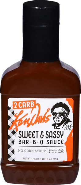 Hudson Meat Company - Wholesale BBQ Sauce - SASSY 2 CARB    -    KEN DAVIS0