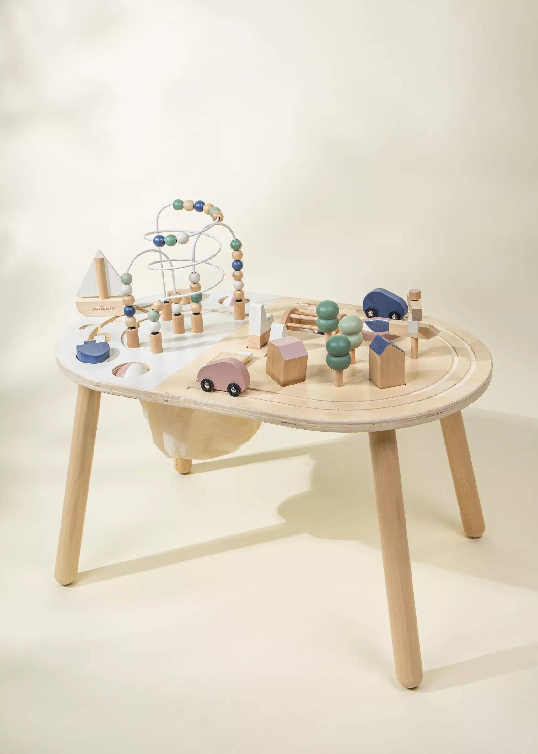 Coco Village - Vente Jouet en bois – enfant - Table d'activité en bois22
