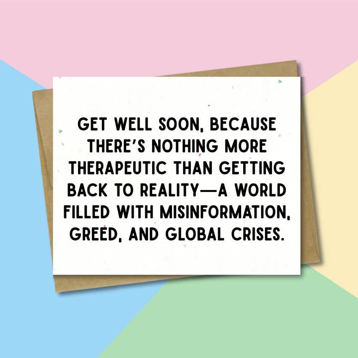 Get Well - Global Crises for wholesale by Bitter Ink Studio