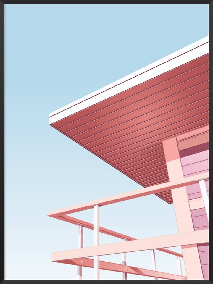 Modern Miami Beach - Poster for wholesale by Project Nord