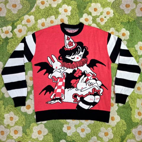 Pull de Clown Vampire pour la vente par Milky Tomato