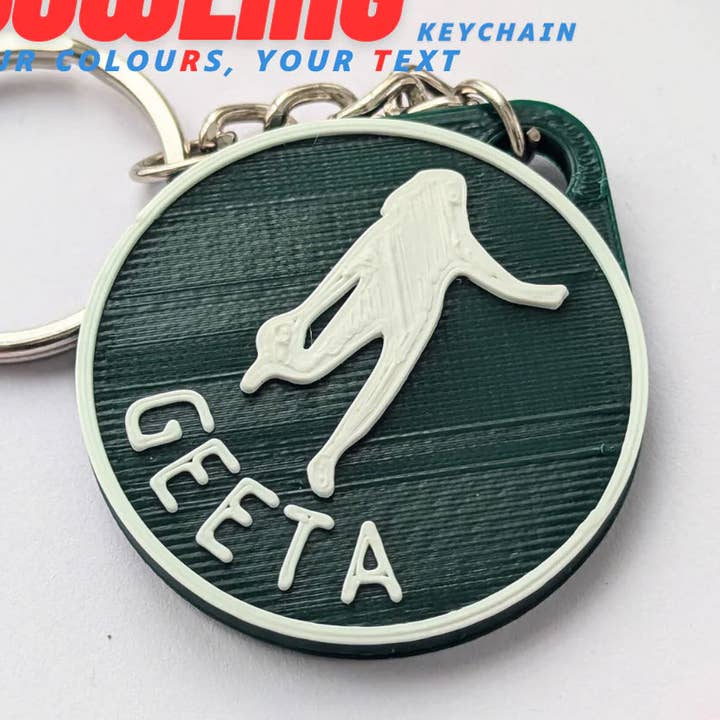 Bowling-Schlüsselanhänger – Mini-Sportanhänger für Bowling-Enthusiasten für den Großhandel von Preneel3dUniverse