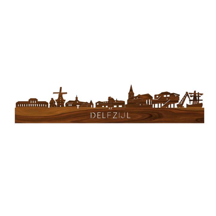 Palissandre de Delfzijl Skyline pour la vente par WoodWideCities