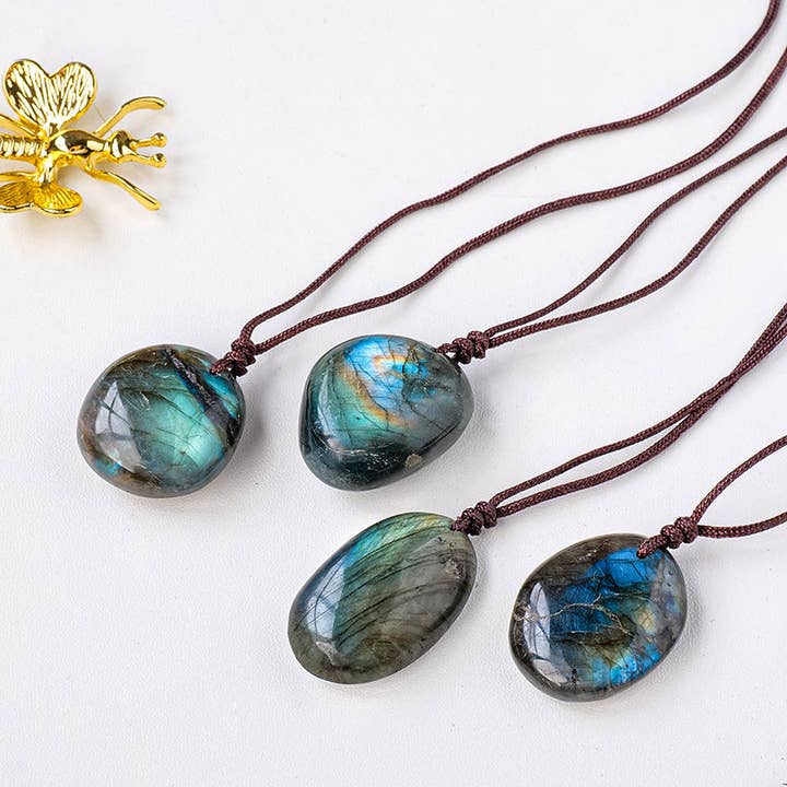 Moon Rituals - Wholesale Pendant/Charm Necklace - Labradorite Necklace - Shimmering Magic