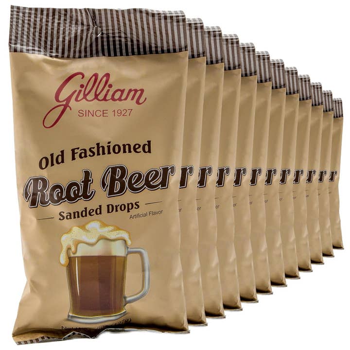Gilliam Root Beer Drops 12st voor wholesale door Quality Candy Company