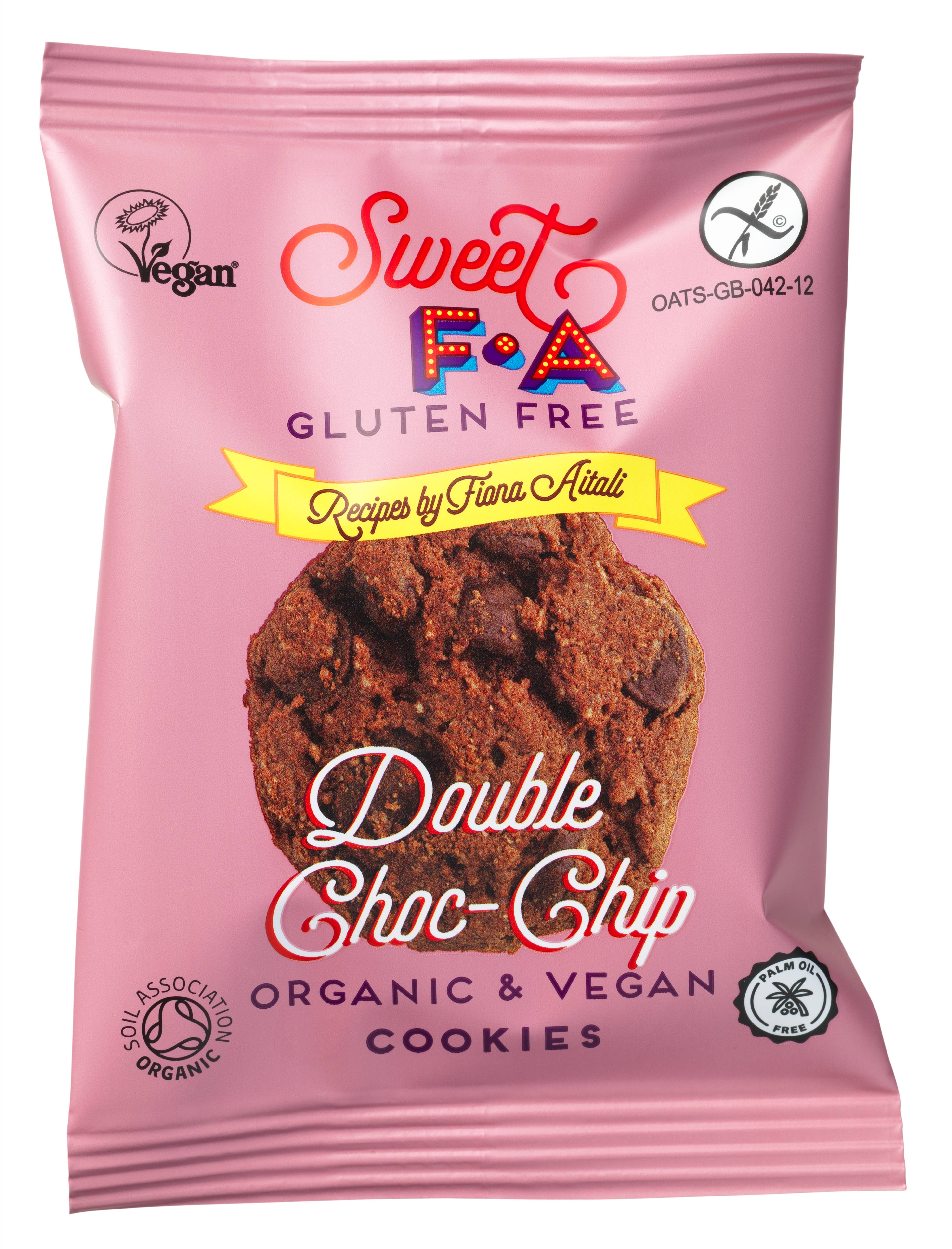Island Bakery Organics – wholesale Biscuit – Sweet FA – Double Choc Chip 2 pack1
