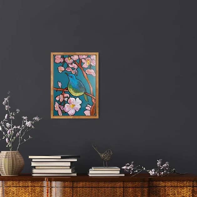 Plant Based Paintings - Wholesale Art Print - Bird in Blossom - Giclee Art Print2