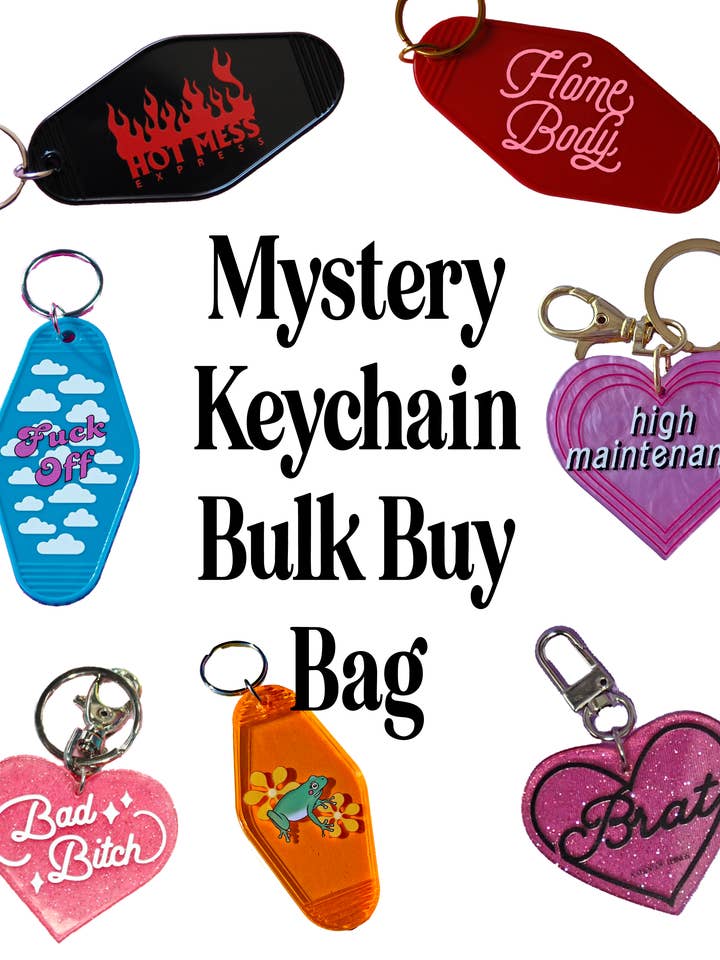 Mystery Keychains Bag for wholesale by A Shop of Things