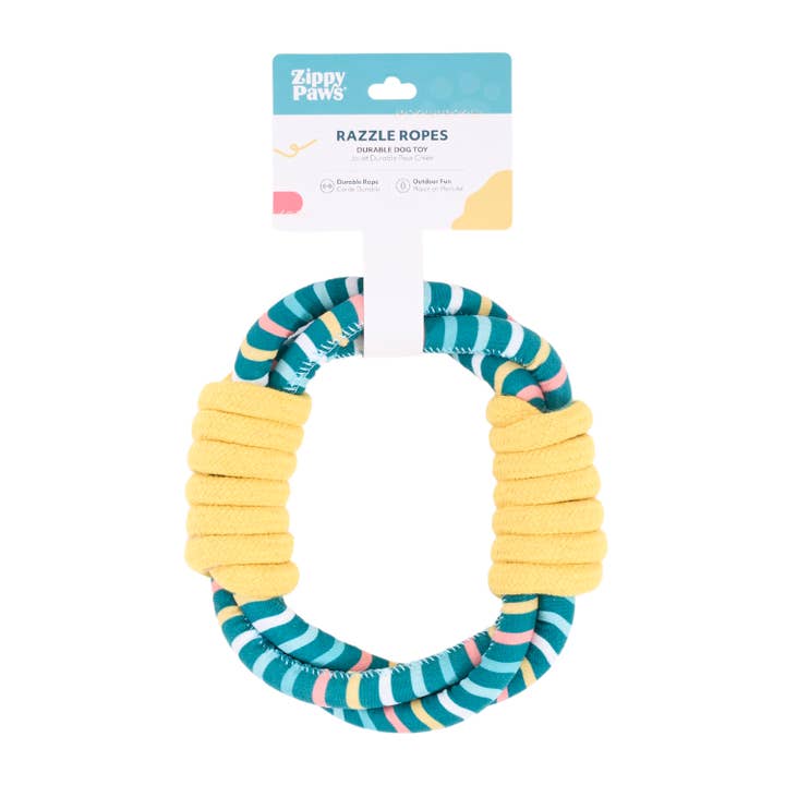 ZippyPaws - Wholesale Pet Toy - Dog - Razzle Rope - Ring4