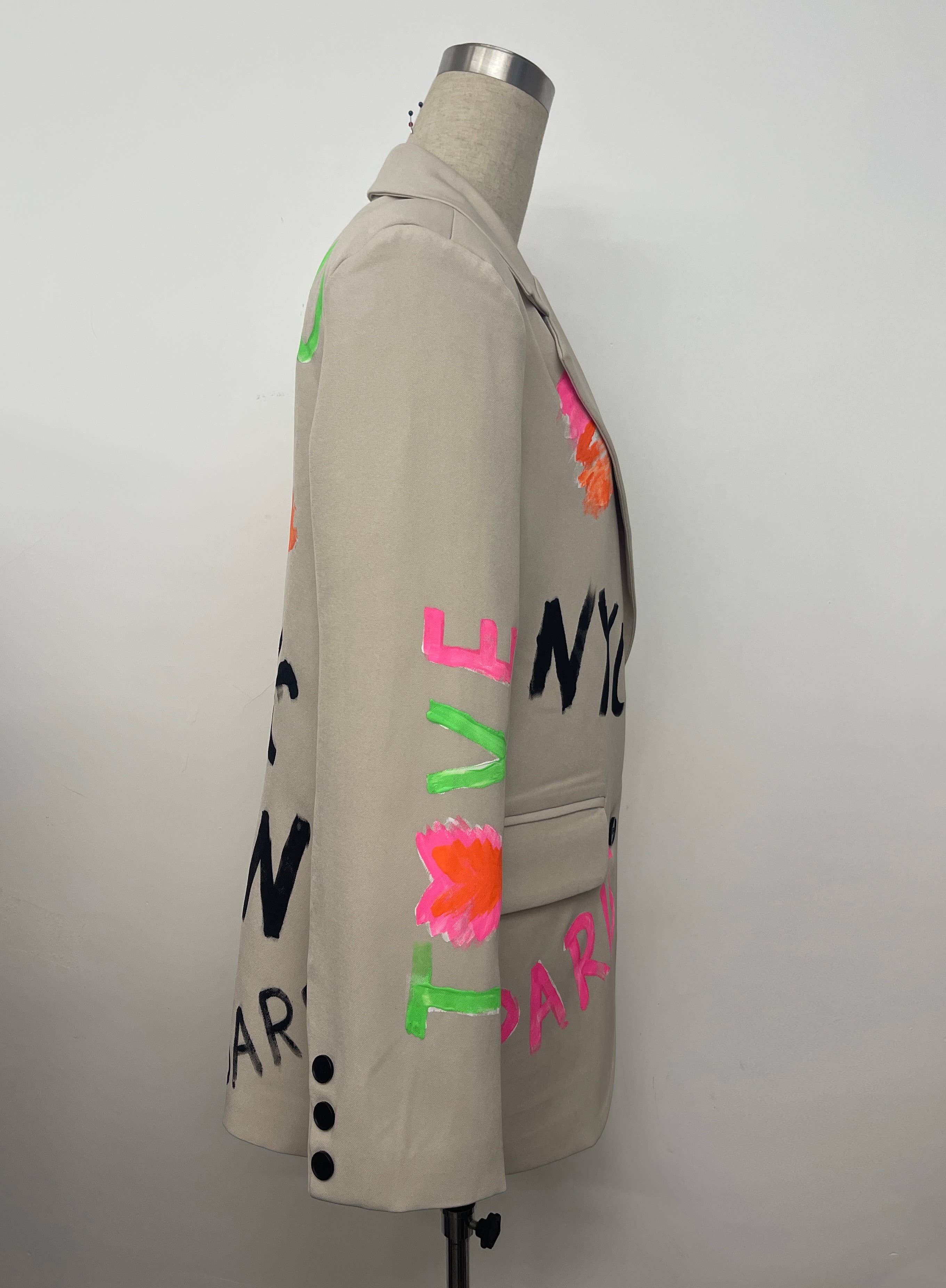 aikha - Wholesale Blazer - Women's - Blazer with writing (5635)8