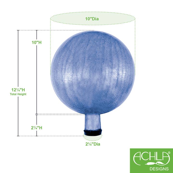 ACHLA Designs - Wholesale Outdoor Ornament/Decor - 10" Gazing Globe, Blue Lapis