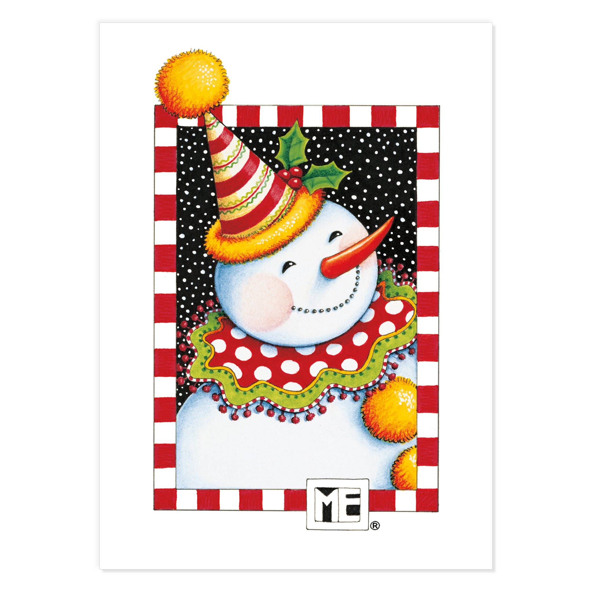 Mary Engelbreit Studios - Vendita all'ingrosso Set di cartoline - Cartoline natalizie con pupazzi di neve5