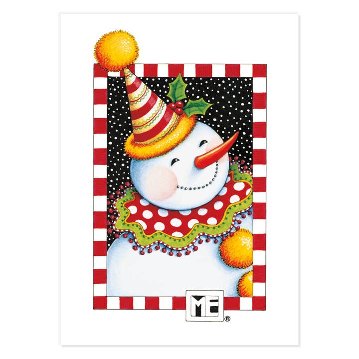 Mary Engelbreit Studios - Vendita all'ingrosso Set di cartoline - Cartoline natalizie con pupazzi di neve5