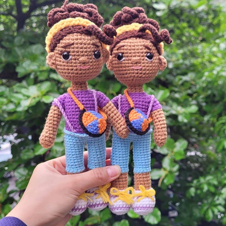 Häkelpuppe für Mädchen, süße Puppe Amigurumi, Geburtstagsgeschenk für den Großhandel von Anh2 LTD
