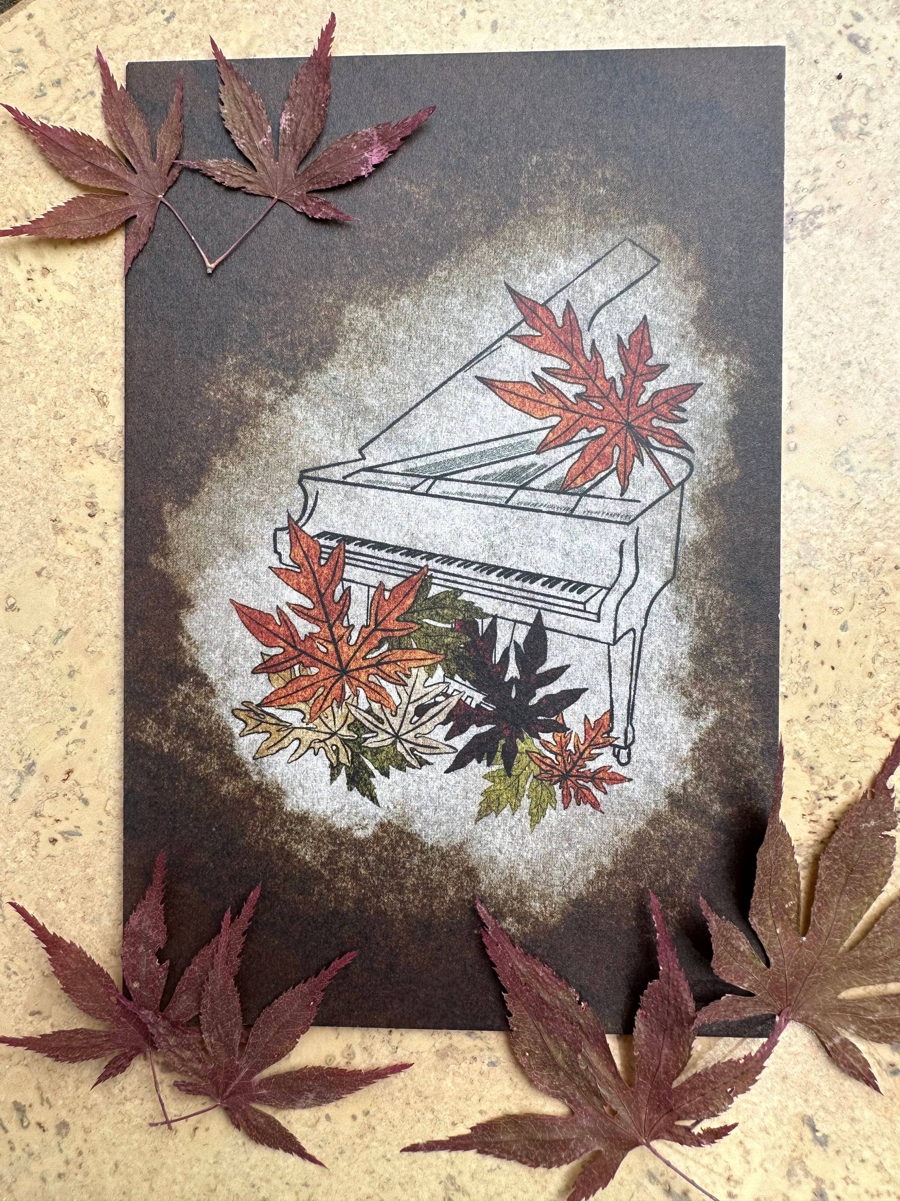AVIVA TU LLC - Wholesale Stationery/Notecard Set - Notecards-Botanical Music Instruments17