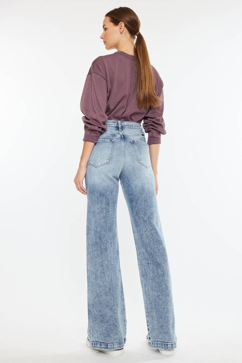 MEDIUM OPEN PACK ULTRA HIGH RISE 90’S FLARE JEANS-KC7889M-OP for wholesale on Faire5
