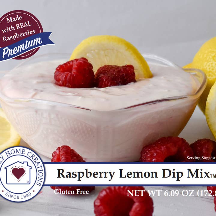 Raspberry Lemon Dip Mix for wholesale by Country Home Creations