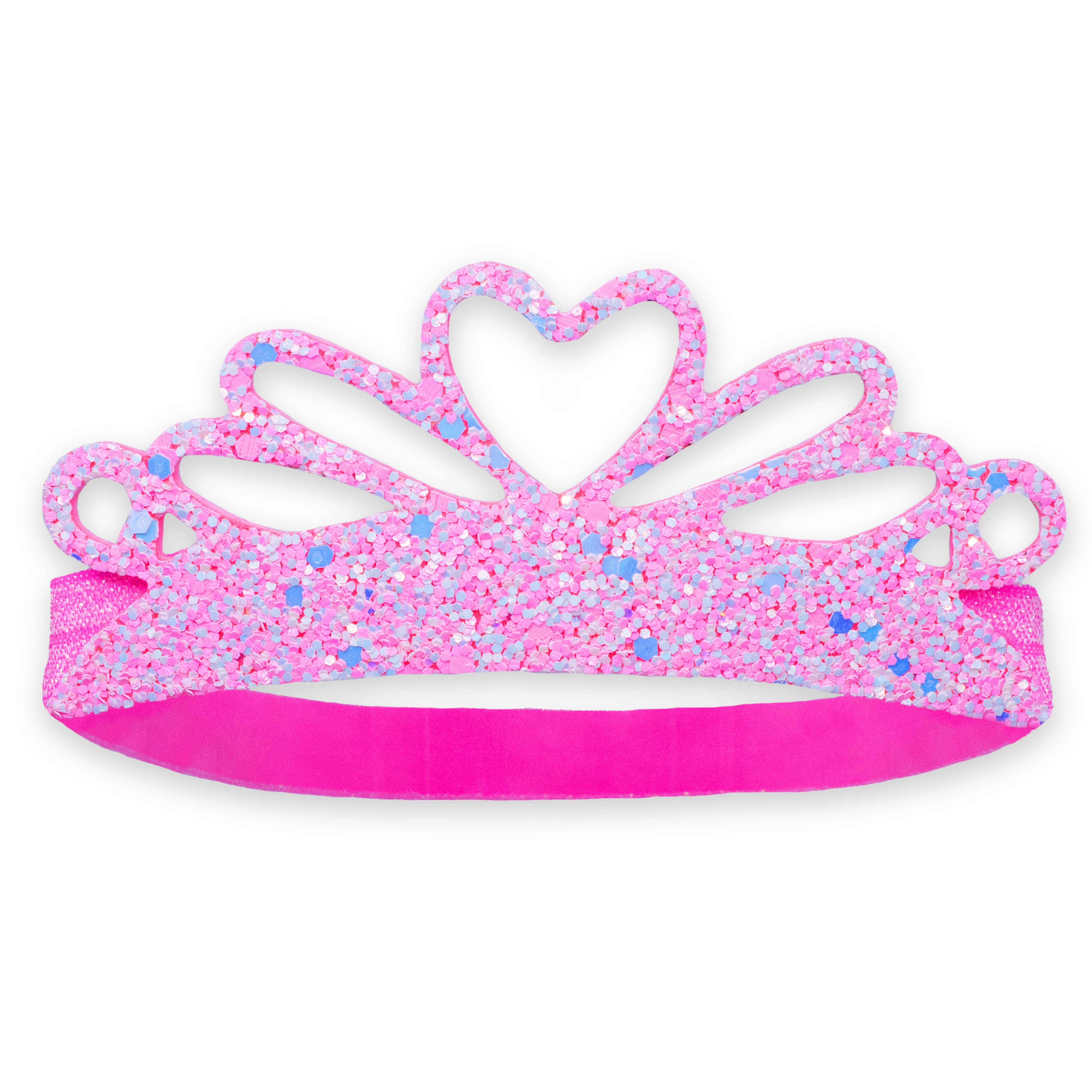 Frog Sac - Wholesale Tiara - Kids - Stretch Glitter Princess Tiara Headbands0