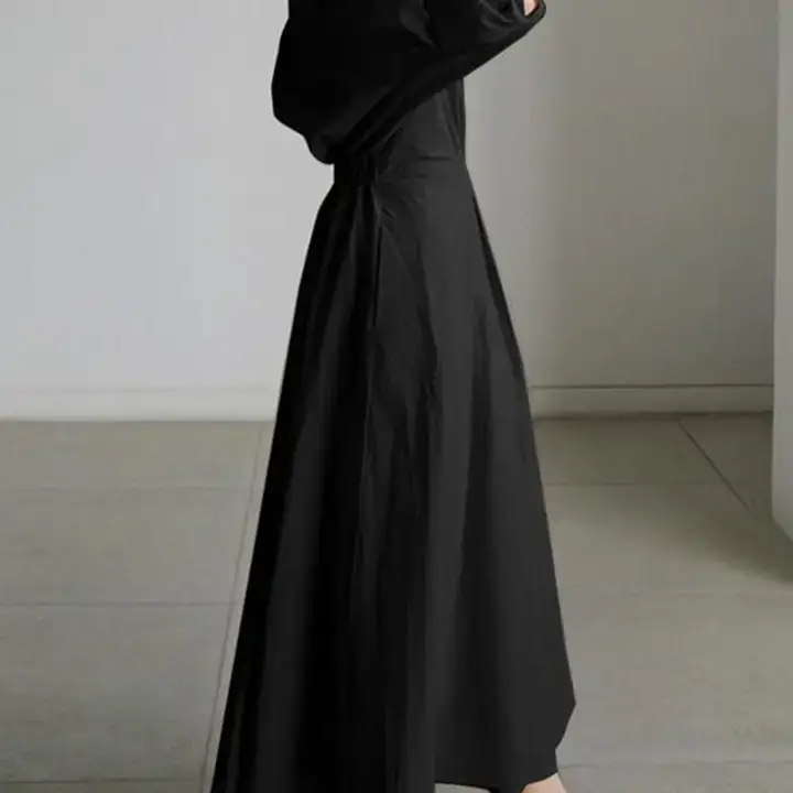 Katinki - Wholesale Dress - Women's - Pleated Waist Long Shirt Dress6