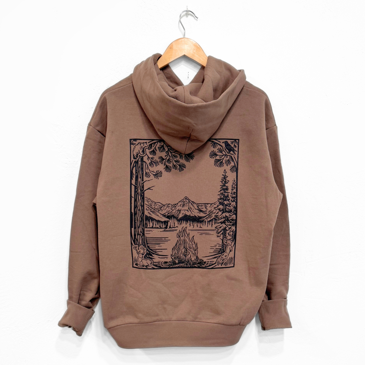 The Montana Scene - Wholesale Hoodie - Unisex - Fireside Unisex Hoodie - Clay 2