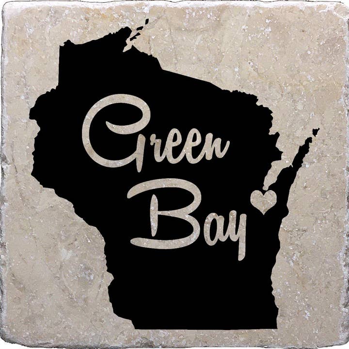 Green Bay Wisconsin Coaster for wholesale by Noomoon