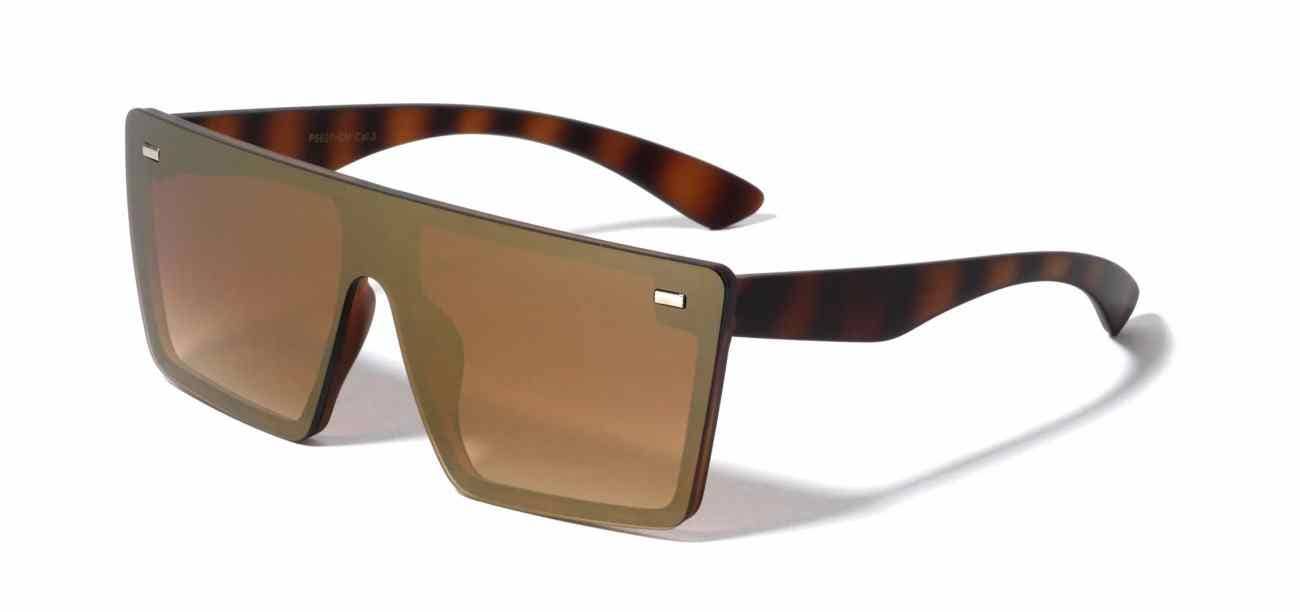 Sunrayzz Imports - Wholesale Sunglasses - Unisex - Flat Top Rimless Shield Sunglasses p6627-cm3
