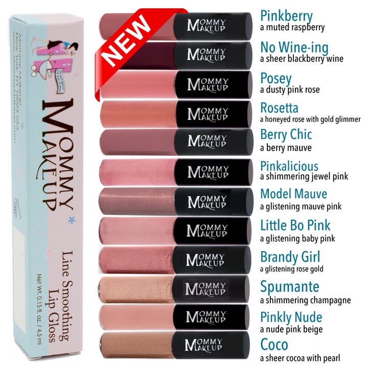 Mommy Makeup - Wholesale Lip Gloss - Line Smoothing Glossy Lip Gloss, Paraben-free - Bit of Honey1